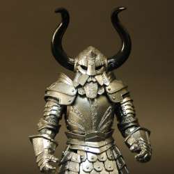 Mythic Legions Silver Dwarf figure