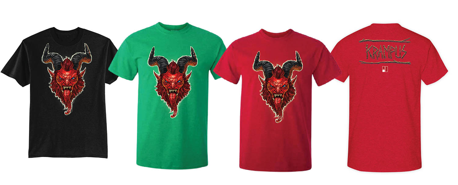 Red Krampus shirts